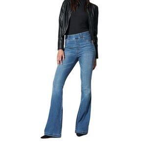 Spanx EveryWear Flare Jeans, size XS Vintage Indigo, Denim Cotton Blend